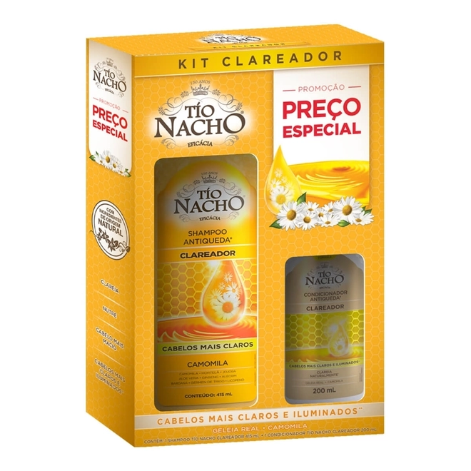 Kit Tio Nacho Shampoo415ml+Condicionador200ml Clareador