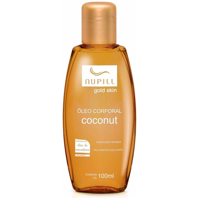 Oleo Corporal Coconut Com Oleo De Macadamia 100ml - NUPILL