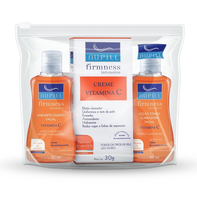 Kit Viagem Nupill Facial Vitamina C com 3 - NUPILL