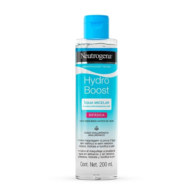 Agua Micelar Hydro Boost Bifasica 200ml - NEUTROGENA