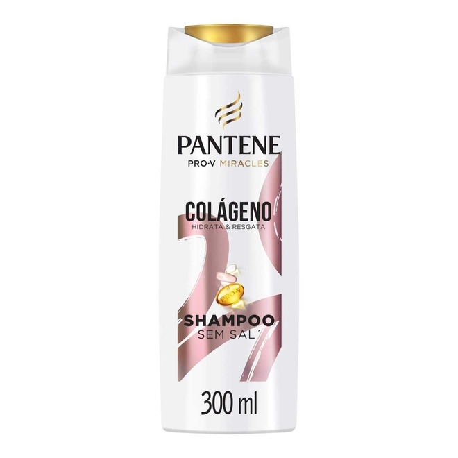Shampoo De Colágeno Hidrata & Resgata Pantene 300Ml