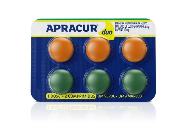 Apracur Duo Com 6 Comprimidos