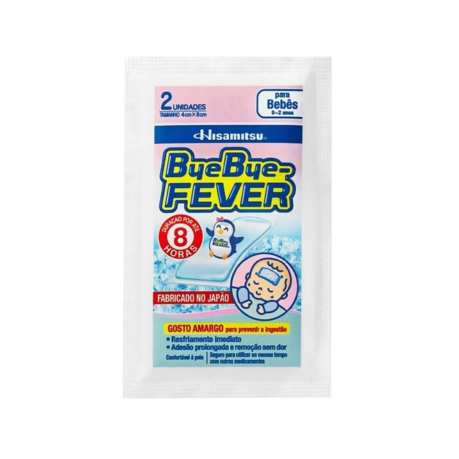 Bye Bye Fever Para Bebês Com 2 Unidades