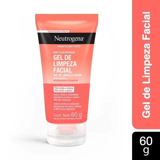 Gel De Limpeza Deep Clean Grapefruit Neutrogena 60G