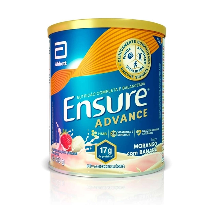 Morango/Banana 400g - ENSURE ADVANCE