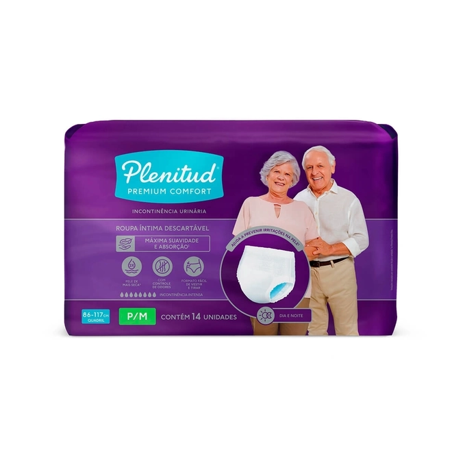 Roupa Intima Ple Prem Comf P/M C/14Unidades