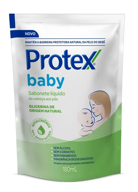 Sabonete Líquido Protex Baby Glicerina Refil 180 ml