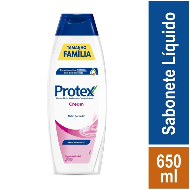 Sabonete Líquido Protex Cream 650 ml