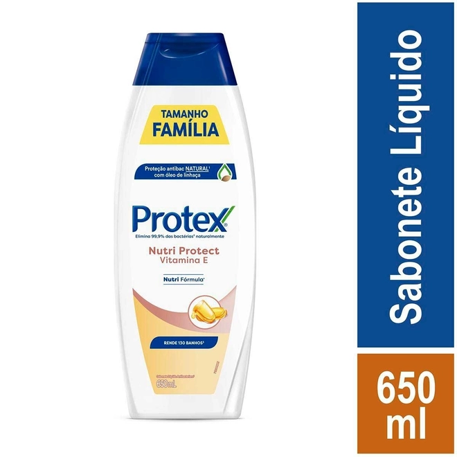 Sabonete Líquido Protex Vitamina E Líquido 650 ml