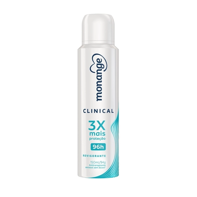 Desodorante Aerosol Clinical Revigorante 150ml - MONANGE