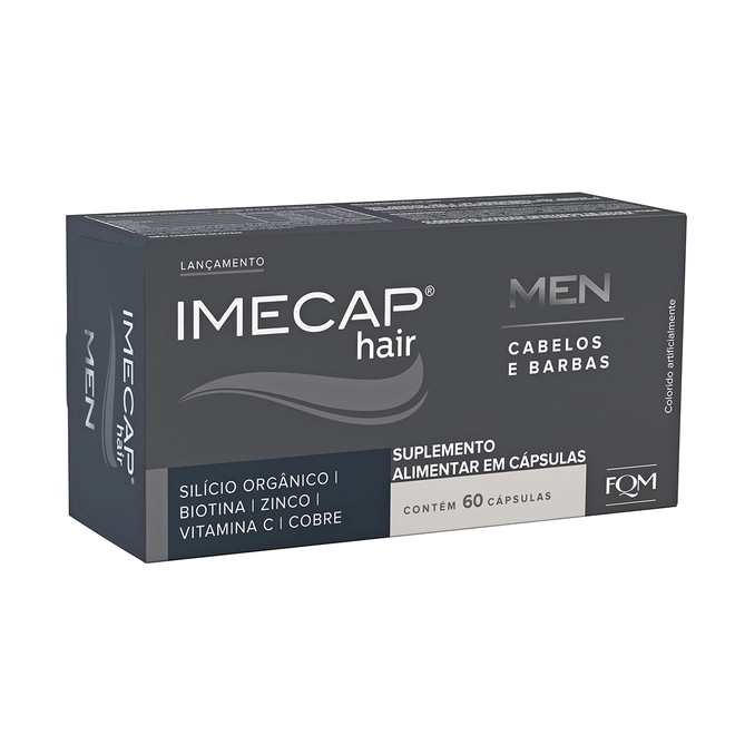 IMECAP HAIR CAB E BARBAS MEN C/60CAPS