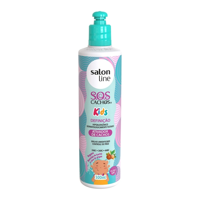 Ativador de Cachos Salon Line kids Sos Definição 300ml