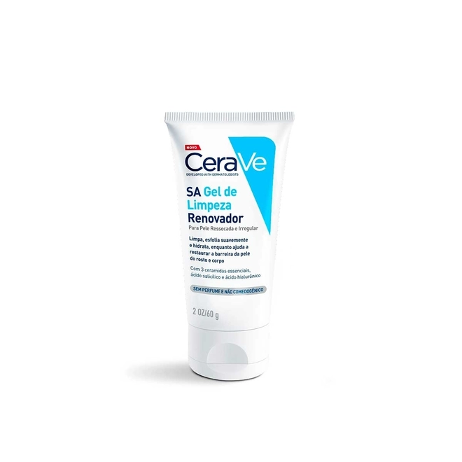 Gel de Limpeza SA Renovador Cerave Pele Seca 60g