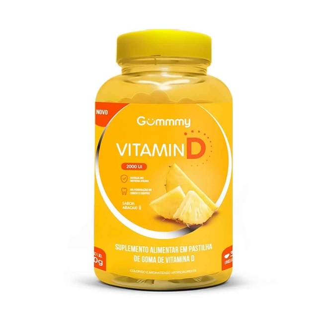 GUMMY VITAMIN D ABACAXI 90G (CAT)