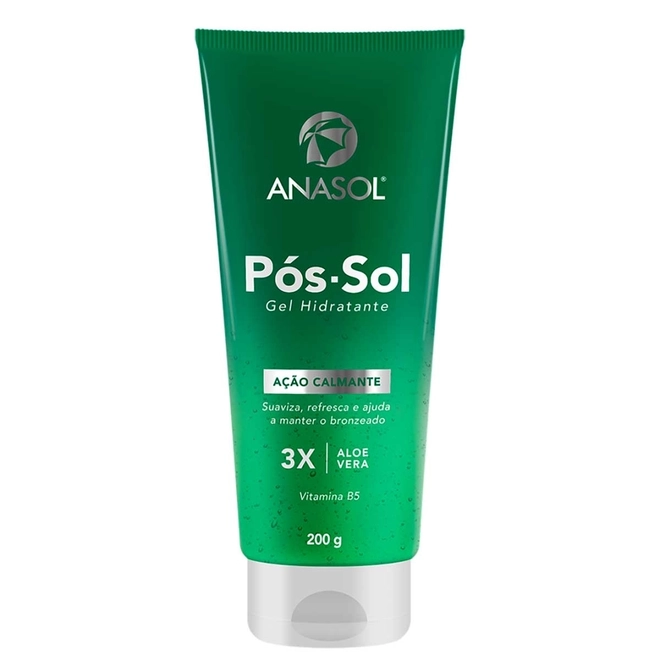 Gel Hidratante Pós-Sol Com Argila Orgânica Anasol 200Ml