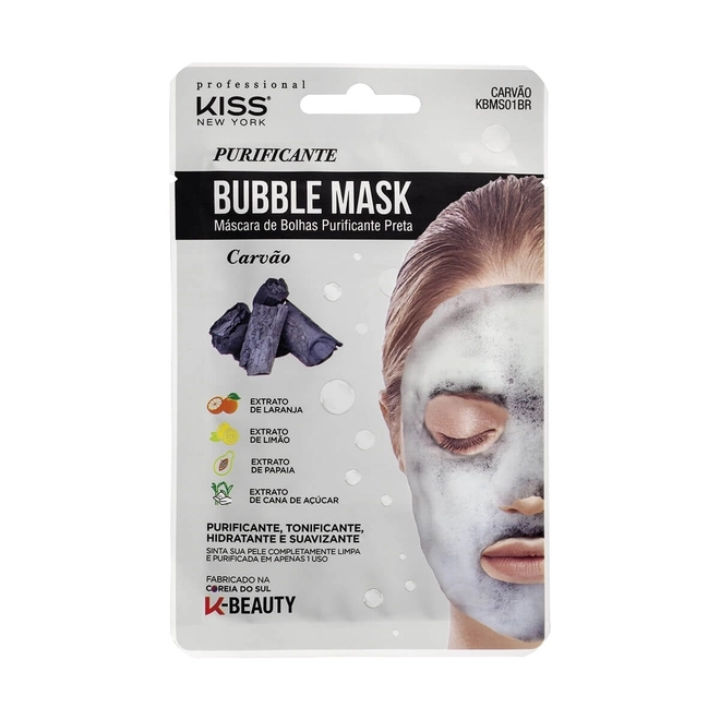 Mascara Facial Bubble Mask Carvao