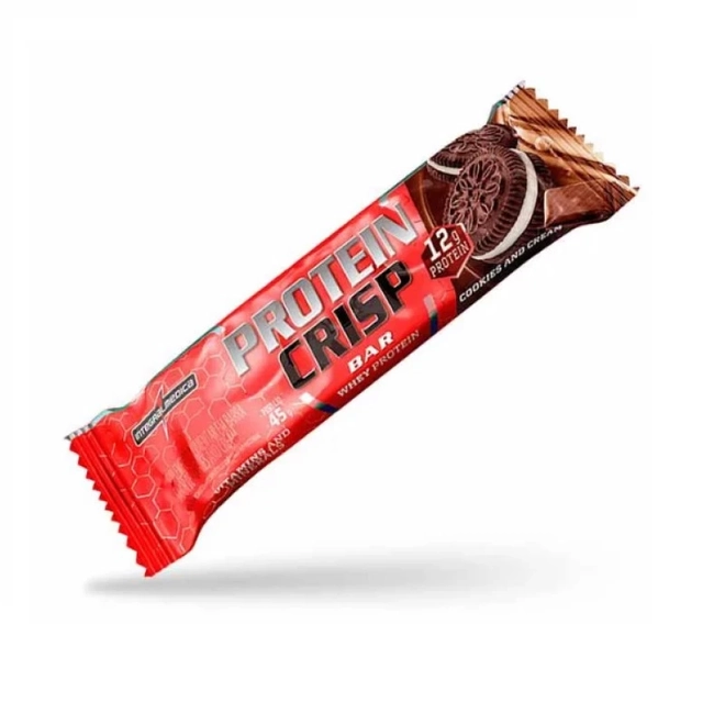 Barra Protein Crisp Cookies And Cream 45g - INTEGRALMEDICA