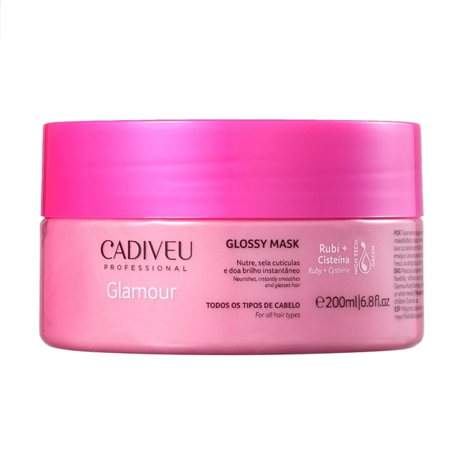 Máscara Cadiveu Glamour Glossy 200ml