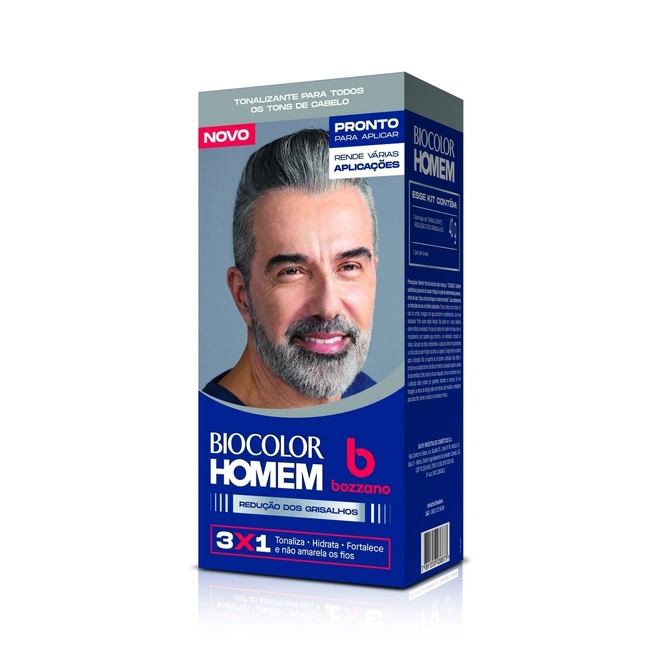 Tonalizante Biocolor Homem Redução dos Grisalhos