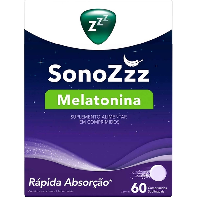 Melatonina Sonozzz Madereal Com 60 Cápsulas