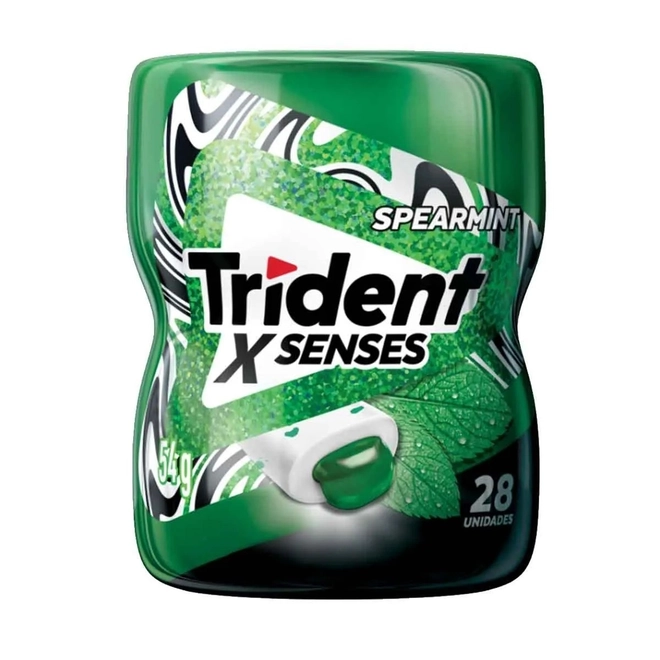 TRIDENT X SENSES GARRAF SPEARMINT C/54G
