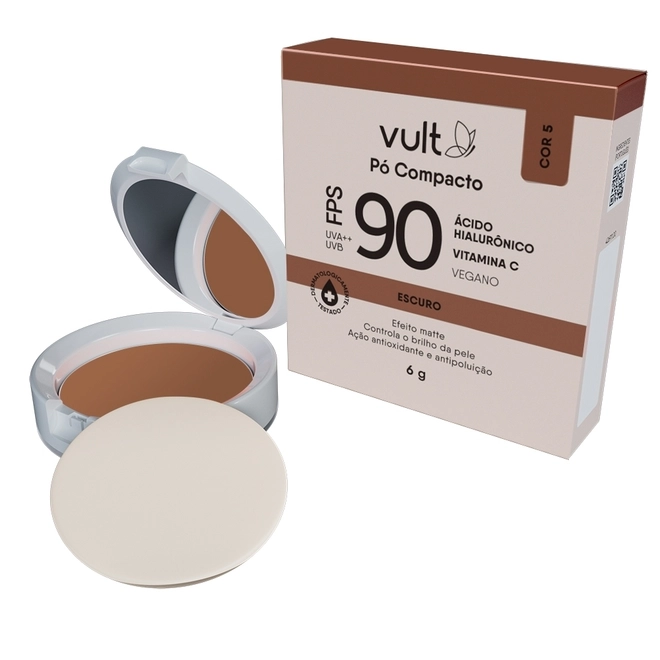 PO COMPACTO VULT FPS90 ESCURO 6G