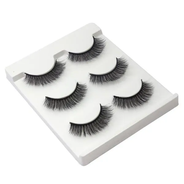 Caixa c/ 03 Pares de Cílios Postiços Mink 3D #888 Le Vangee