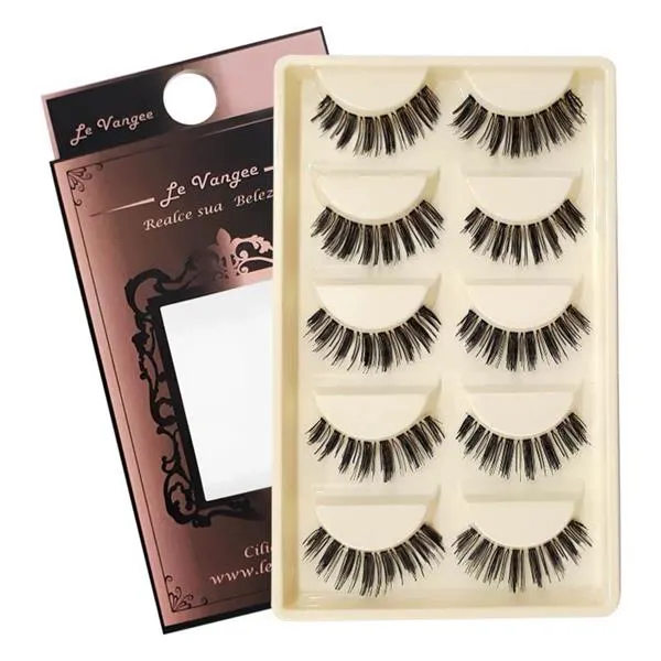 Caixa c/ 05 Pares de Cílios Postiços WISPY 3D Le Vangee
