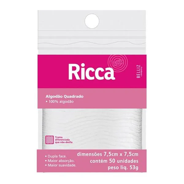 Algodão Quadrado 50 und (3216) Ricca
