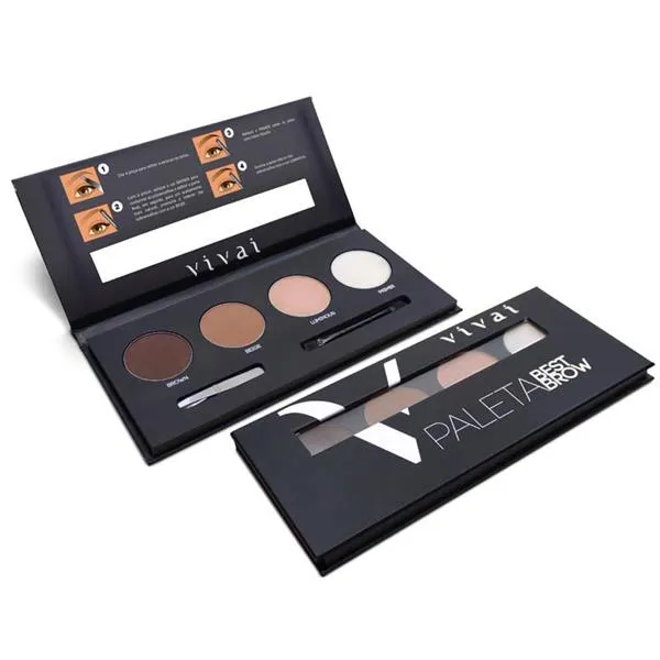 Paleta de Sobrancelhas Best Brown 2168 Vivai
