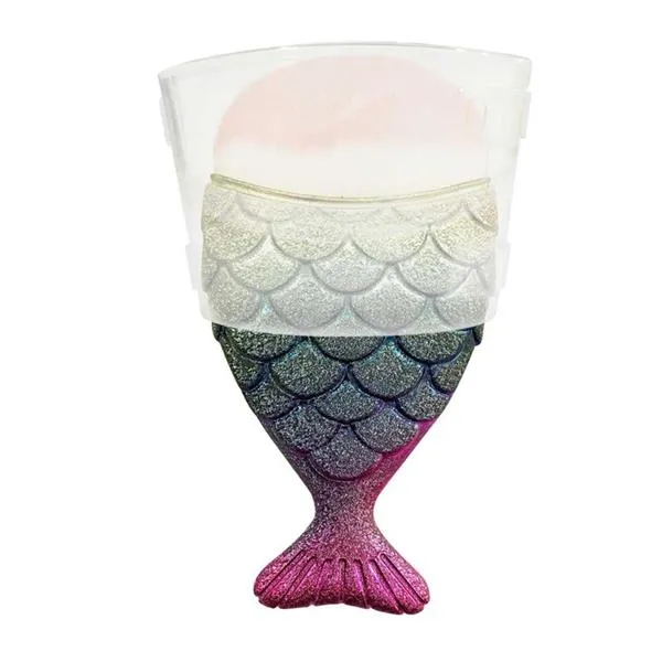 Pincel Mermaid Lovers para Contorno Multicolor Com Tampa Le Vangee
