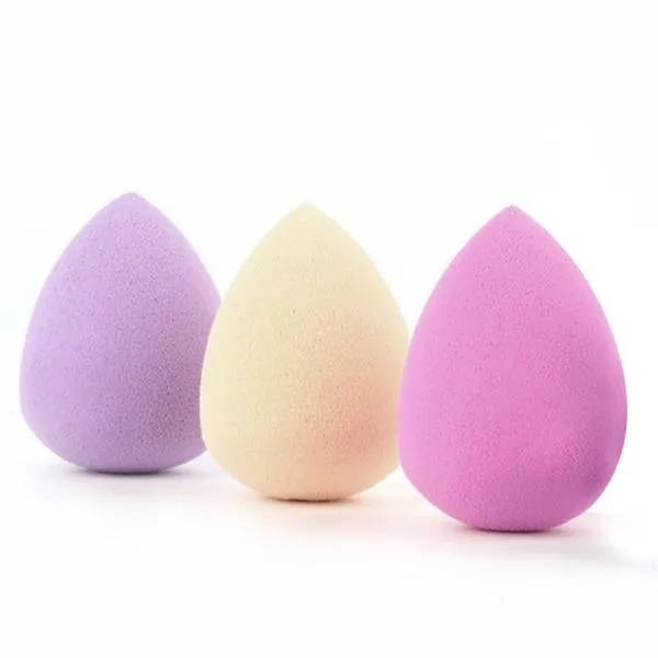 Kit com 3 Mini Esponjas Gota para Maquiagem E-14