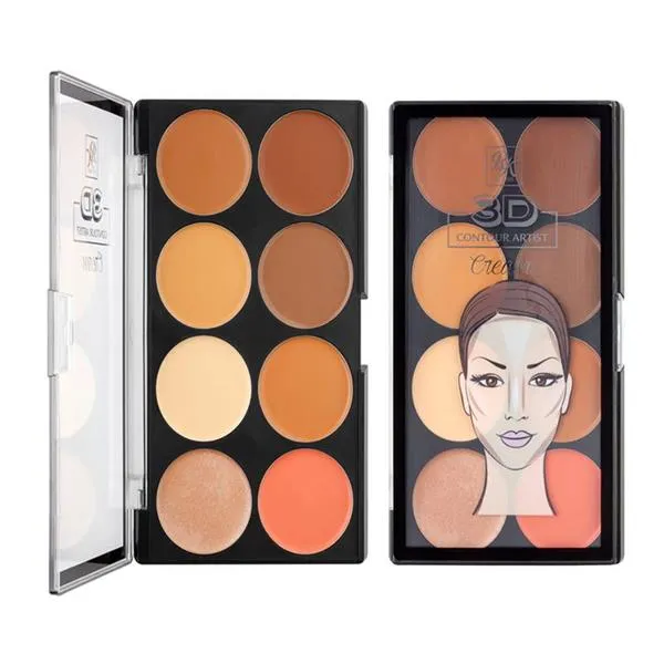 Contour Cream Palette RPCC01BR Light Medium Ruby Kisses