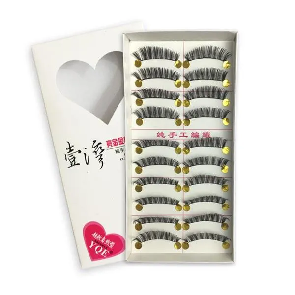 Caixa com 10 Pares de Cílios Postiços C-08 New Air