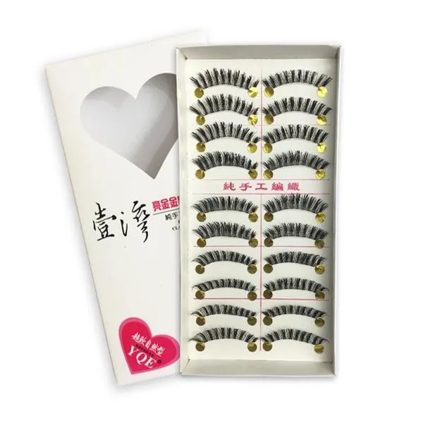 Caixa com 10 Pares de Cílios Postiços B-10 New Air