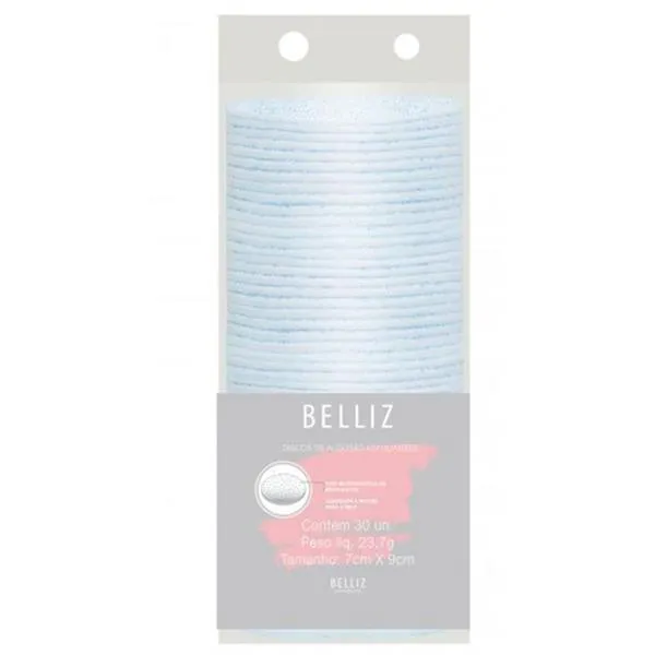 Discos de Algodão Esfoliante 30 pcs 574 Belliz