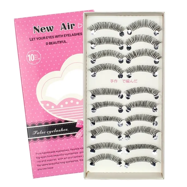 Caixa com 10 Pares de Cílios Postiços New Air - 217