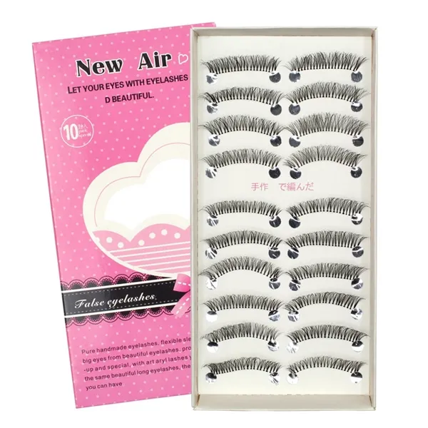 Caixa com 10 Pares de Cílios Postiços New Air - 205