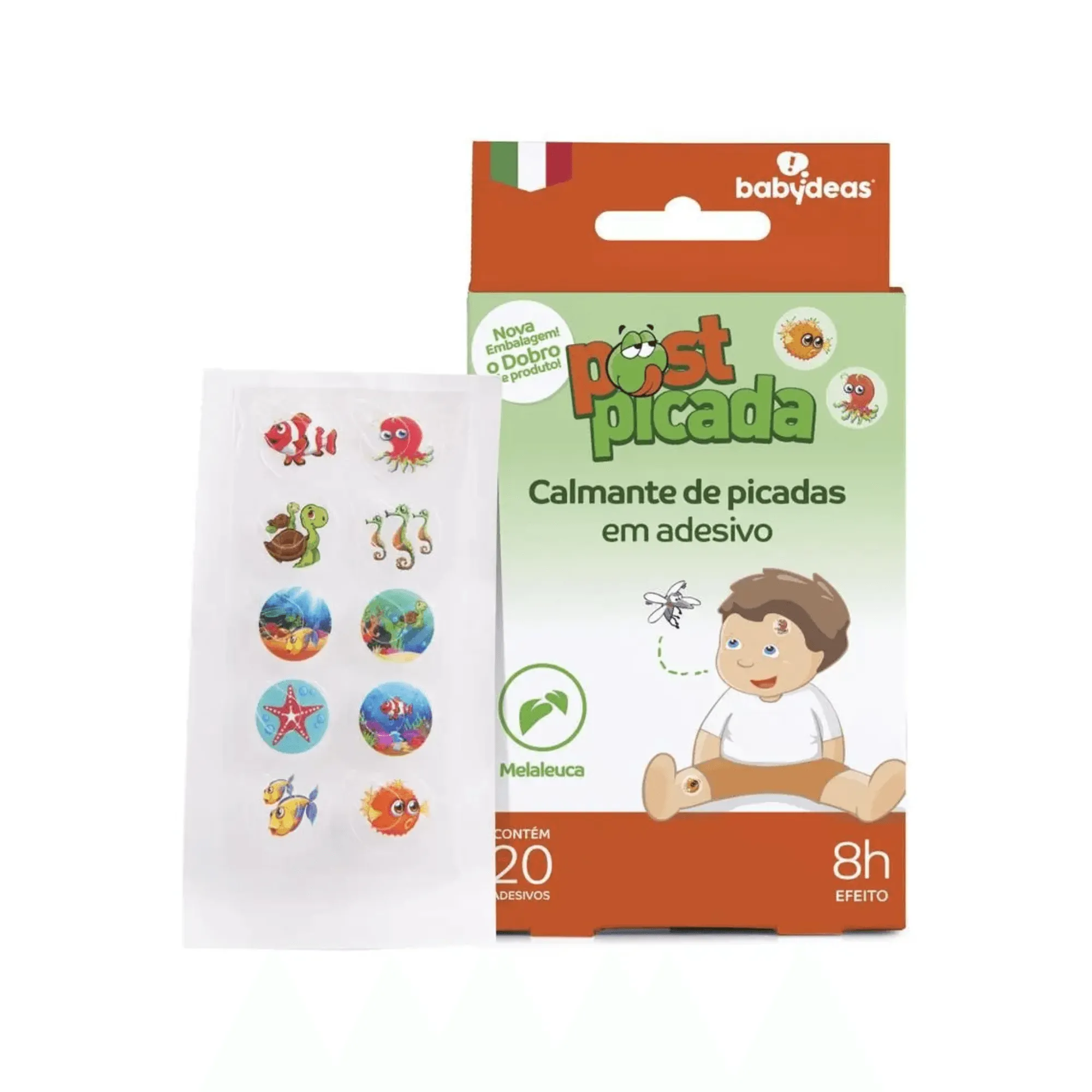 Adesivo Calmante De Picadas Post Picada Babydeas 20 Unidades