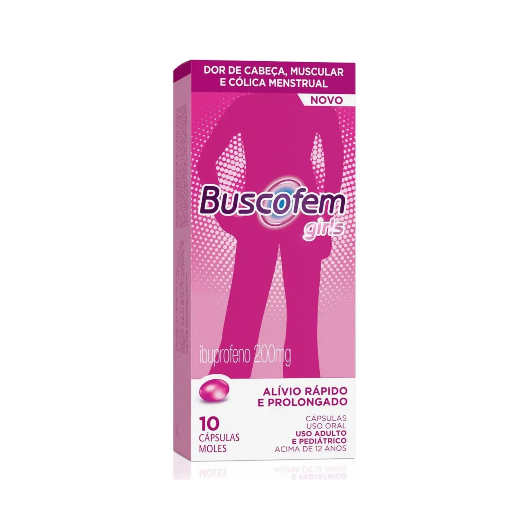 Buscofem Girls 200mg 10 Cápsulas