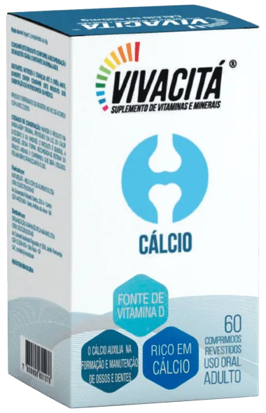 Cálcio Vivacitá 60 Comprimidos