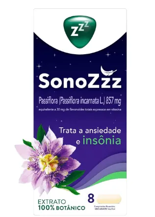 Sonozzz Passiflora 857mg 8 Capsulas