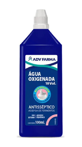 Água Oxigenada 10 Volumes Adv Farma 100ml