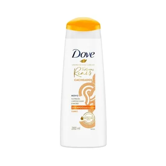 Shampoo Dove Cacheados Texturas Reais 200ml