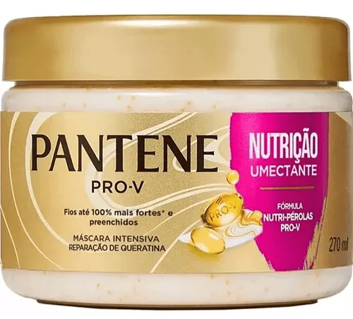 Máscara De Tratamento Capilar Intensiva Pantene Nutrição 270ml