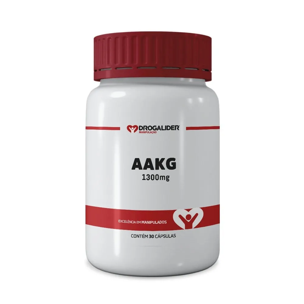 AAKG (Arginina Alfa Cetoglutarato) 1300mg - 30 cápsulas - Musculação Total