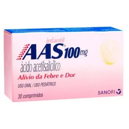 AAS Infantil 100mg - 30 Comprimidos