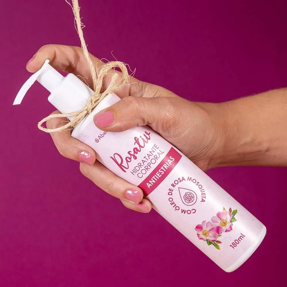 Antiestrias Creme Hidratante Desodorante Corporal Rosativ Antiestrias com óleo de rosa mosqueta 180ml
