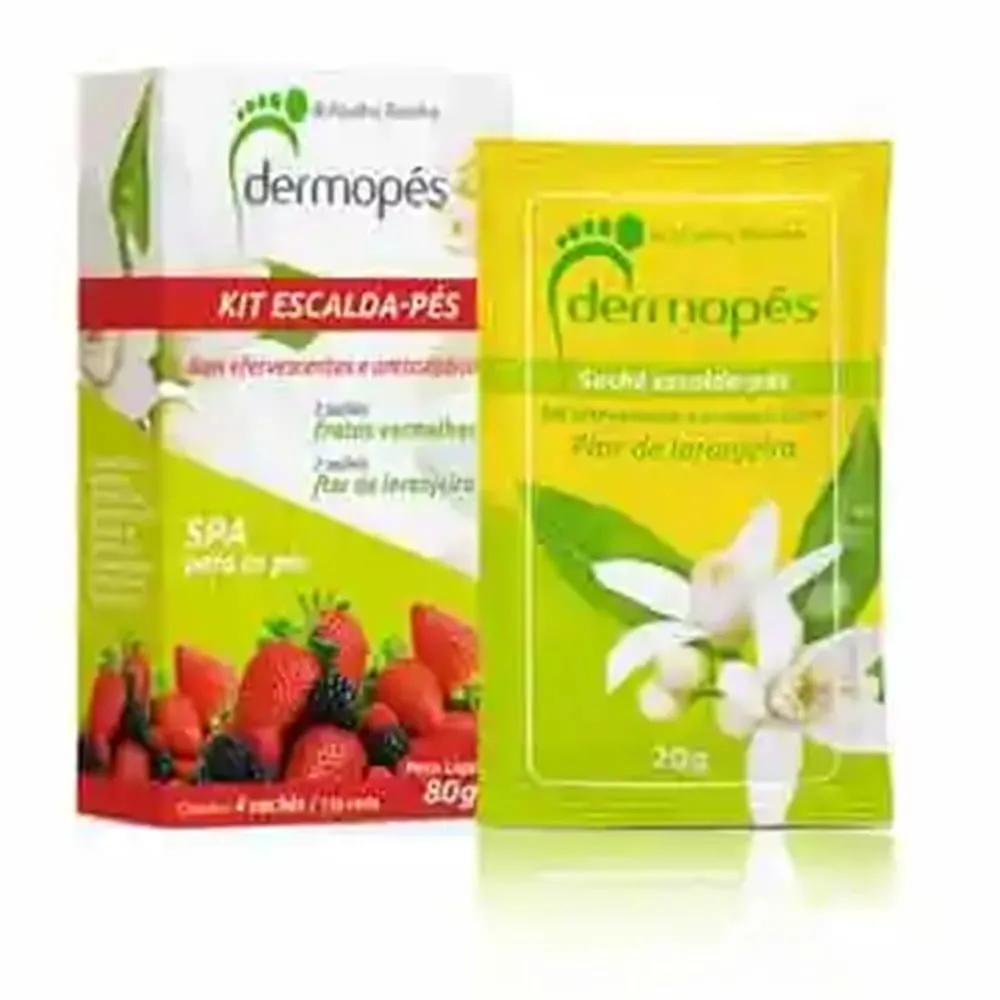 Dermopés Escaldapés Sal Relaxante Efervescente Para Os Pés 80g