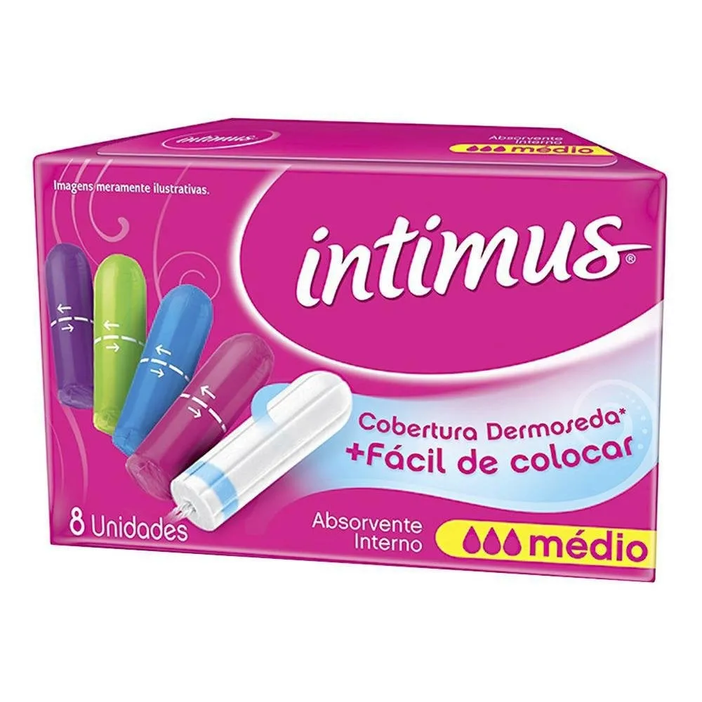 Absorvente Interno Intimus Médio 8Un